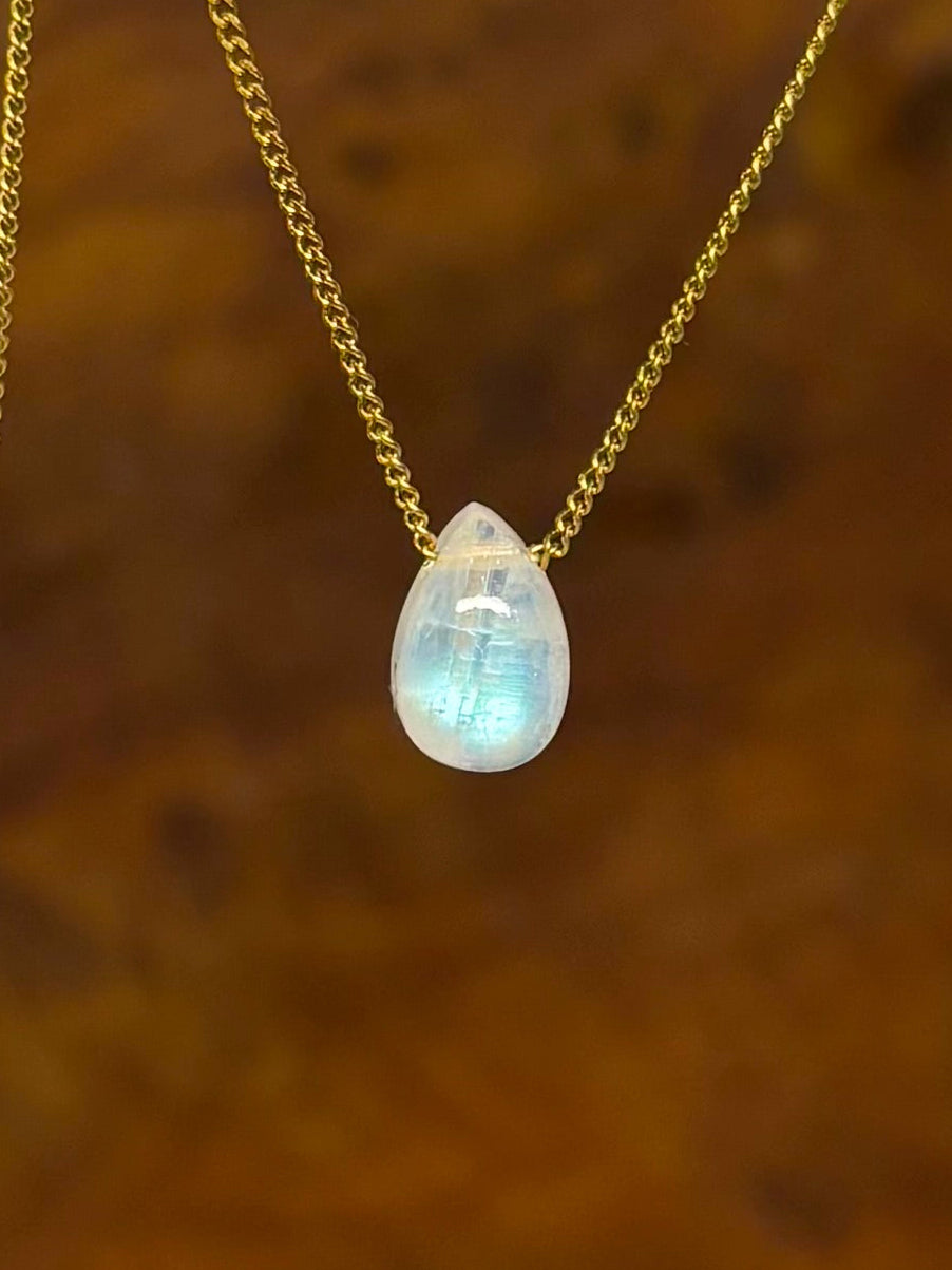 Luna ketting goud