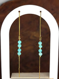 Aurora gold earrings