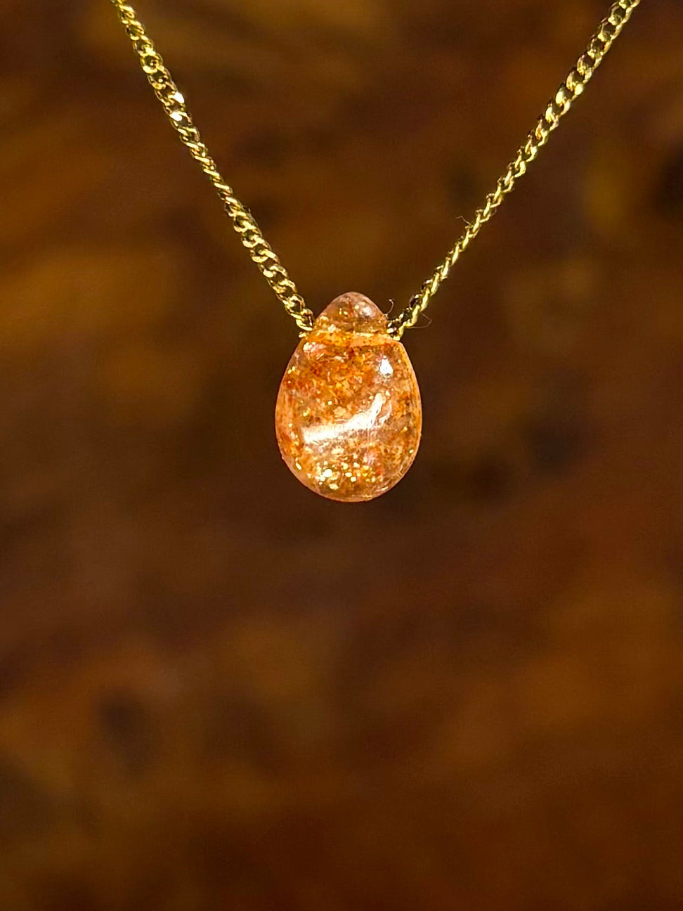 Luna ketting goud