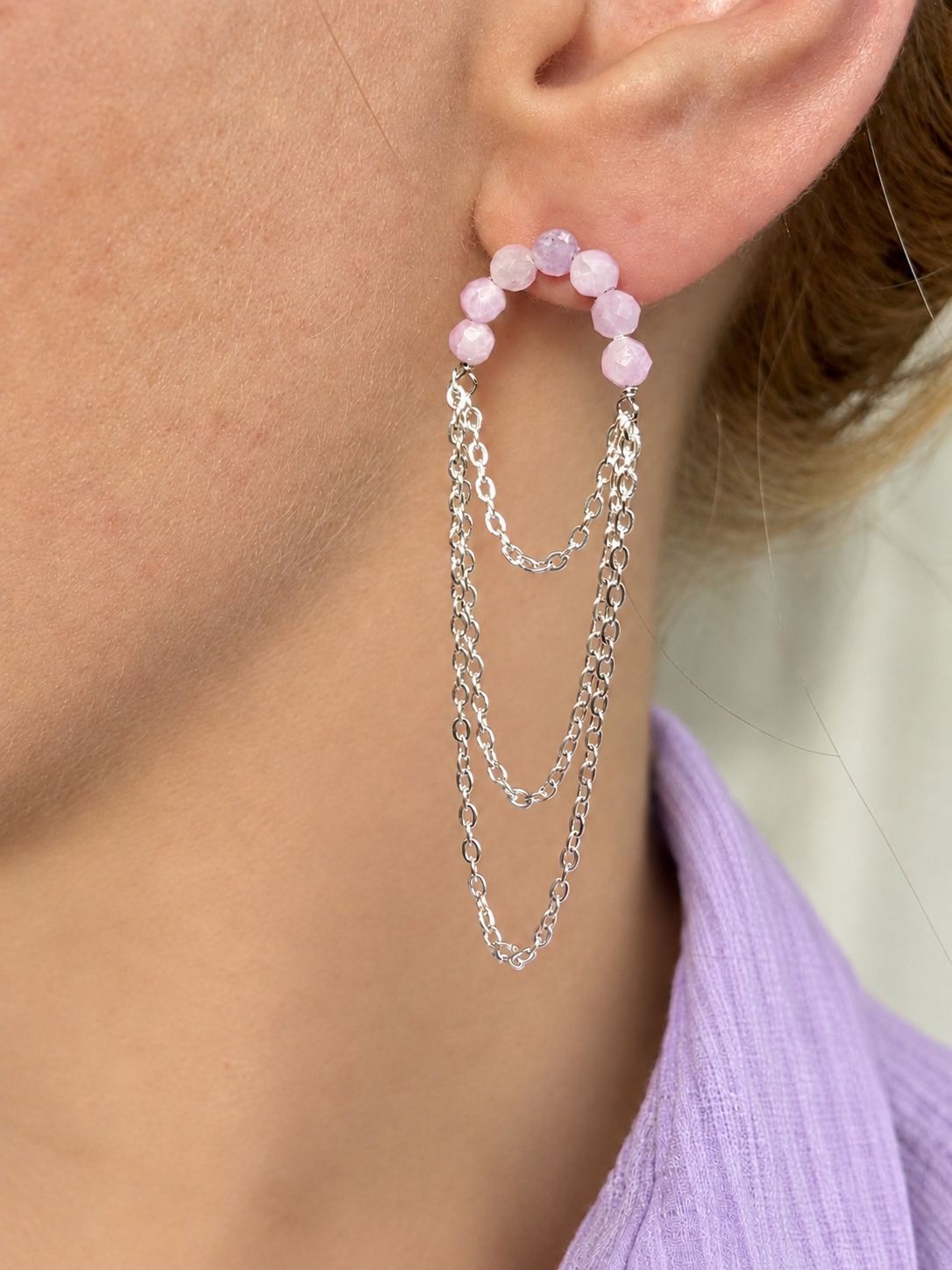 Aphrodite earrings silver