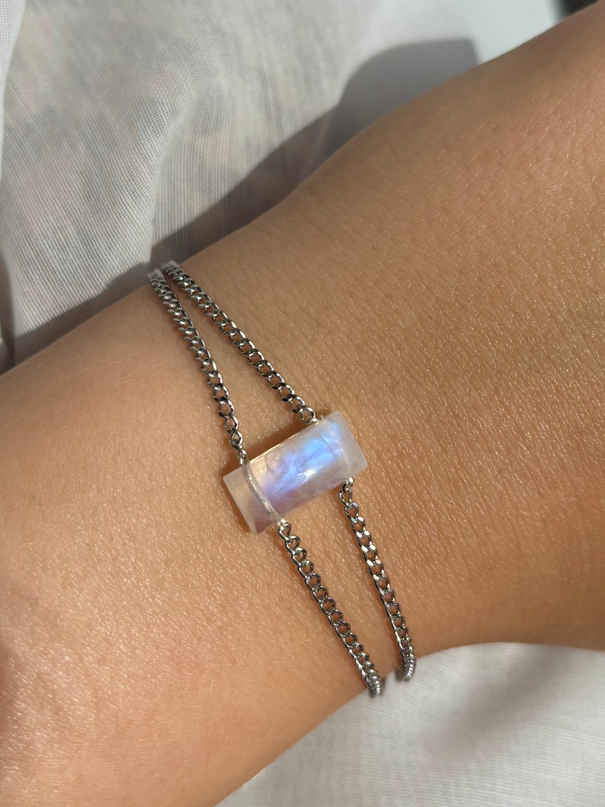 Aura armband zilver