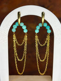Aphrodite oorbellen goud