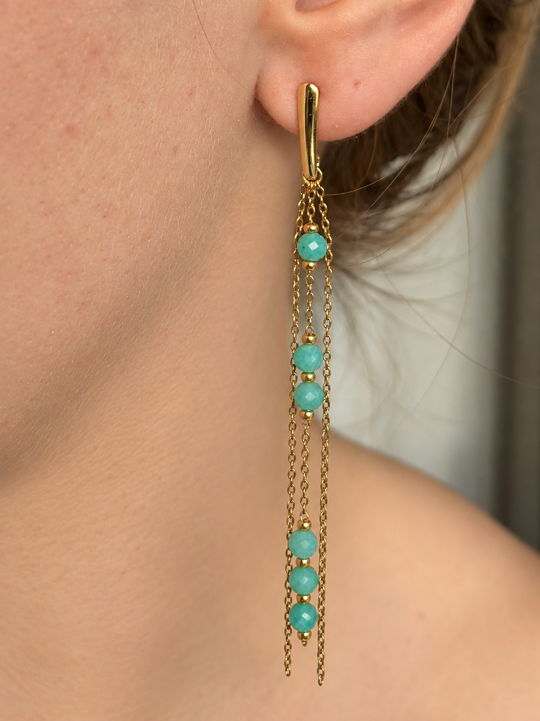 Diana earrings gold