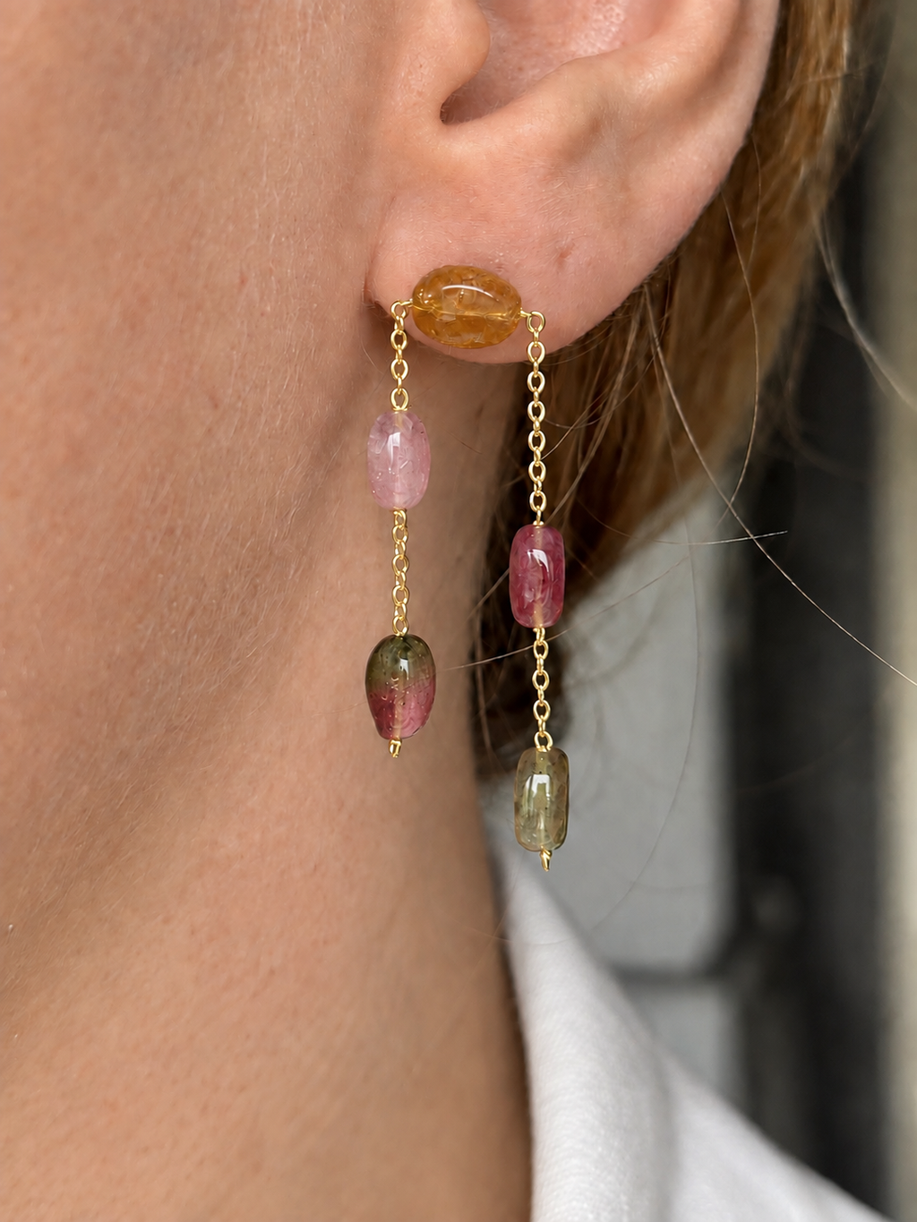Amaya gold earrings