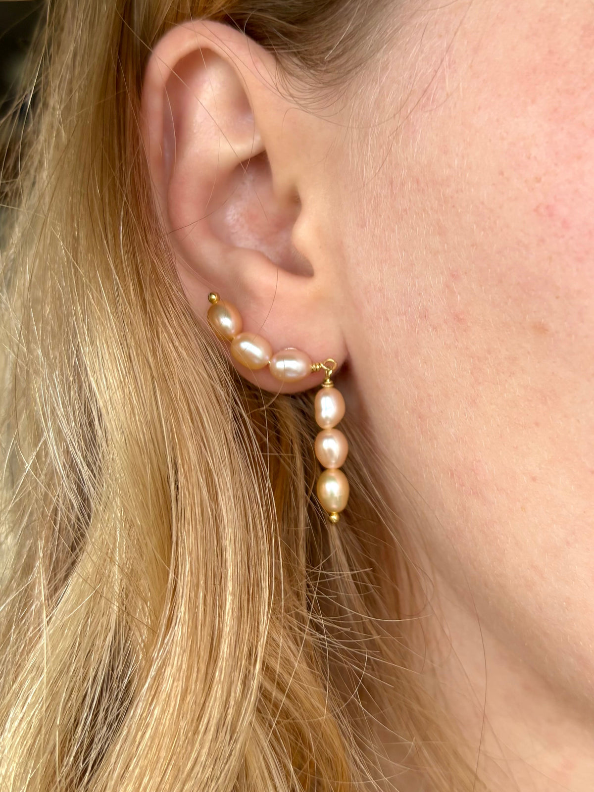 Margot ear climber oorbellen goud
