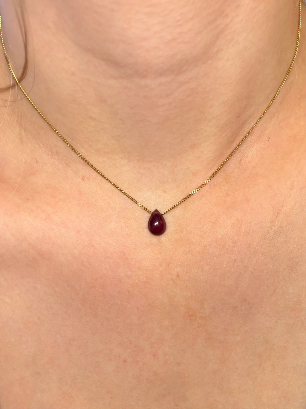 Luna ketting goud