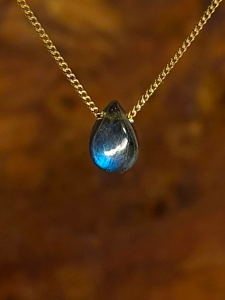 Luna ketting goud