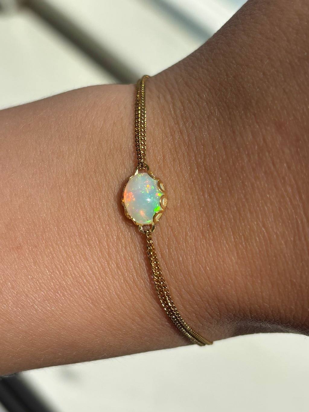 Magnolia gold bracelet