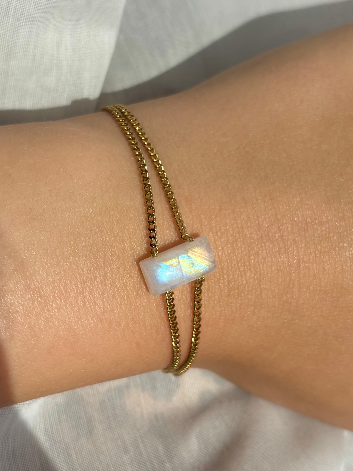 Aura armband goud